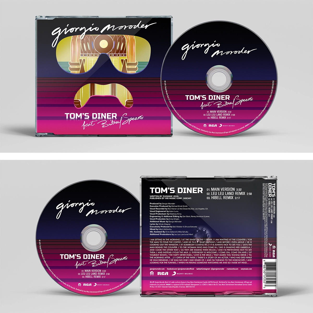 GIORGIO MORODER f. BRITNEY SPEARS｜Tom's Diner｜2013
